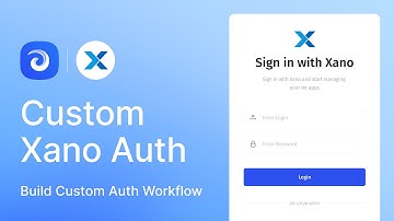 How to set up Custom Authentication Using Xano | Jet Admin