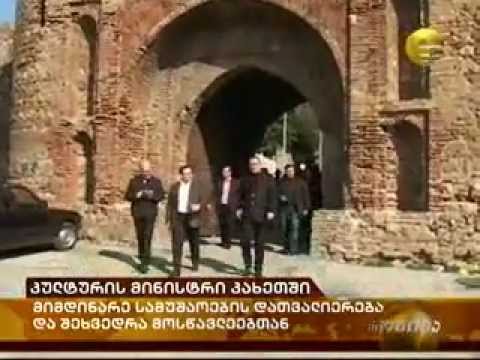 ნიკოლოზ რურუას ვიზიტი თელავში