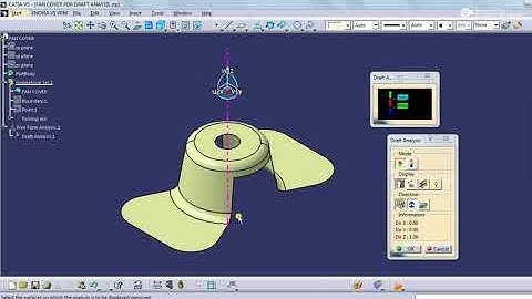 CatiaV5 || Draft Analysis in Catia || Anand Asawa
