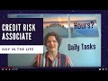 A day in the life of a credit risk associate