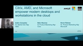 Citrix, AMD, and Microsoft empower modern desktops and workstations in the cloud