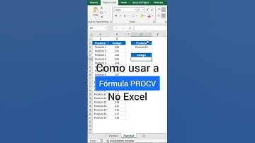 ✅Como usar a formula PROCV do Excel
