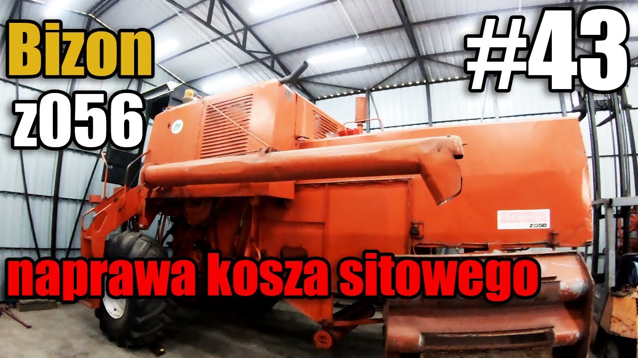 Bizon z056 Naprawa kosza sitowego!