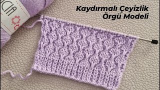 Kaydırmalı Çeyizlik Kolay Yelek Modeli ? easy knitting baby sweater crochet örgü shawl patik desen