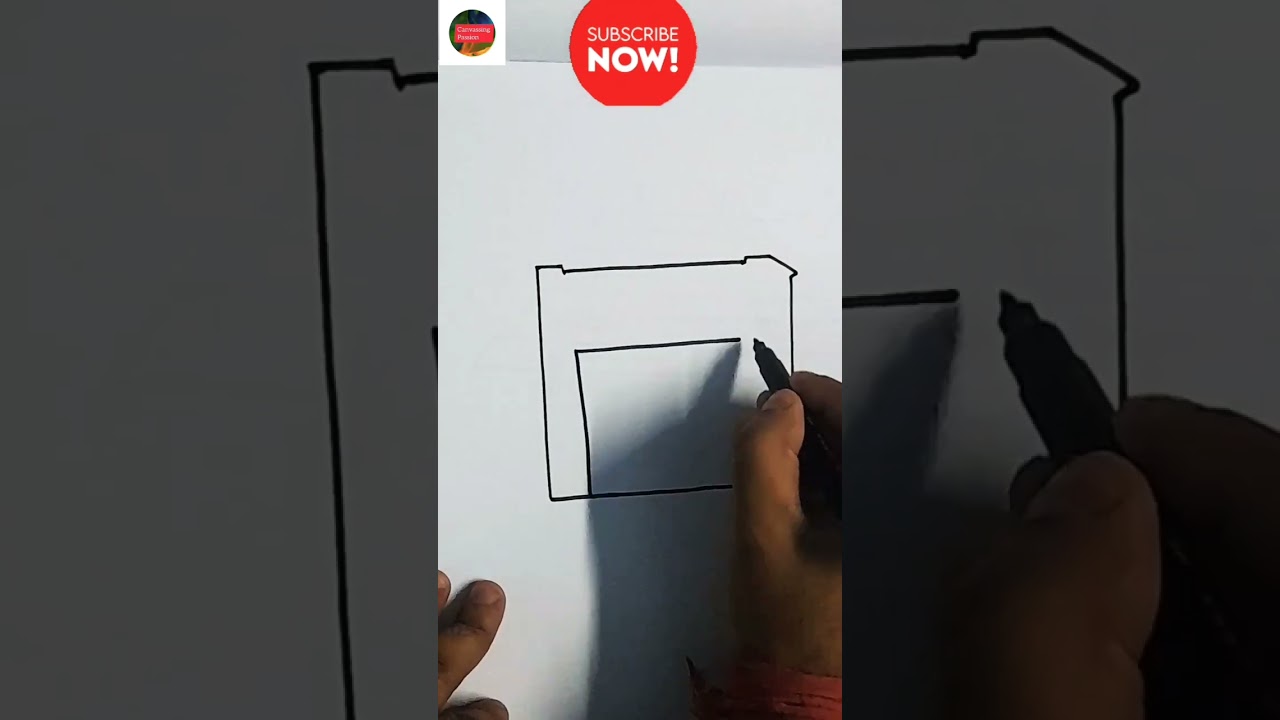 Draw a simple floppy using these simple steps 