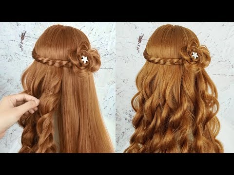 easy-beautiful-hairstyles-for-girls---hairstyles-for-girls-for-party-|-simple-cool-hairstyle