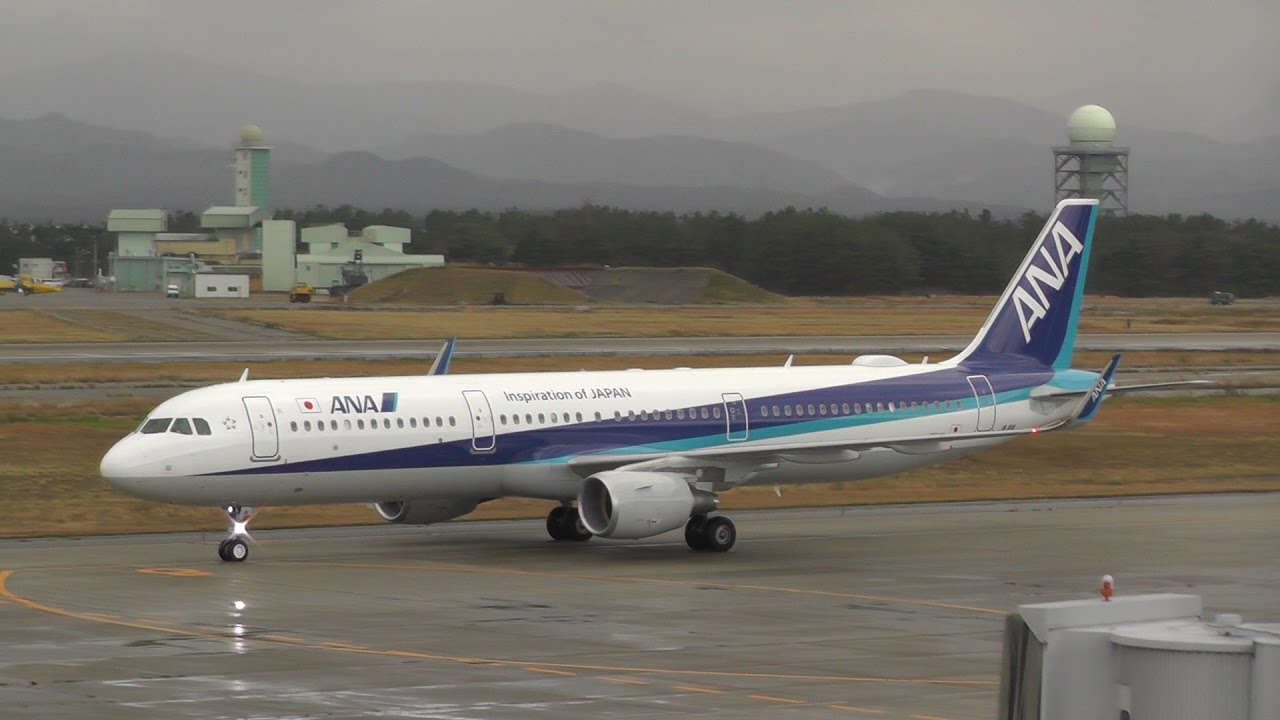 Ana A321が小松空港に帰ってきた Ana A321 Has Backed Ana All Nippon Airways Airbus A321 211 Ja111a Youtube