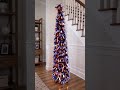 5FT Red White &amp; Blue LED Tinsel Tree | 4th of July Yard &amp; Porch Decor from China Factory