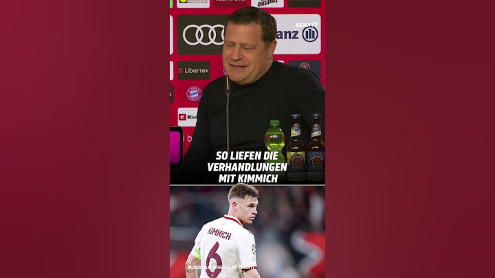 So liefen die Verhandlungen mit Kimmich 👀