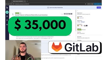 $35,000 Gitlab Account Takeover