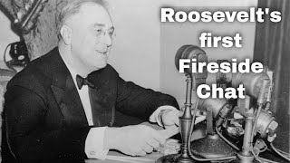 12th March 1933: The first "fireside chat" delivered by US President Franklin D. Roosevelt
