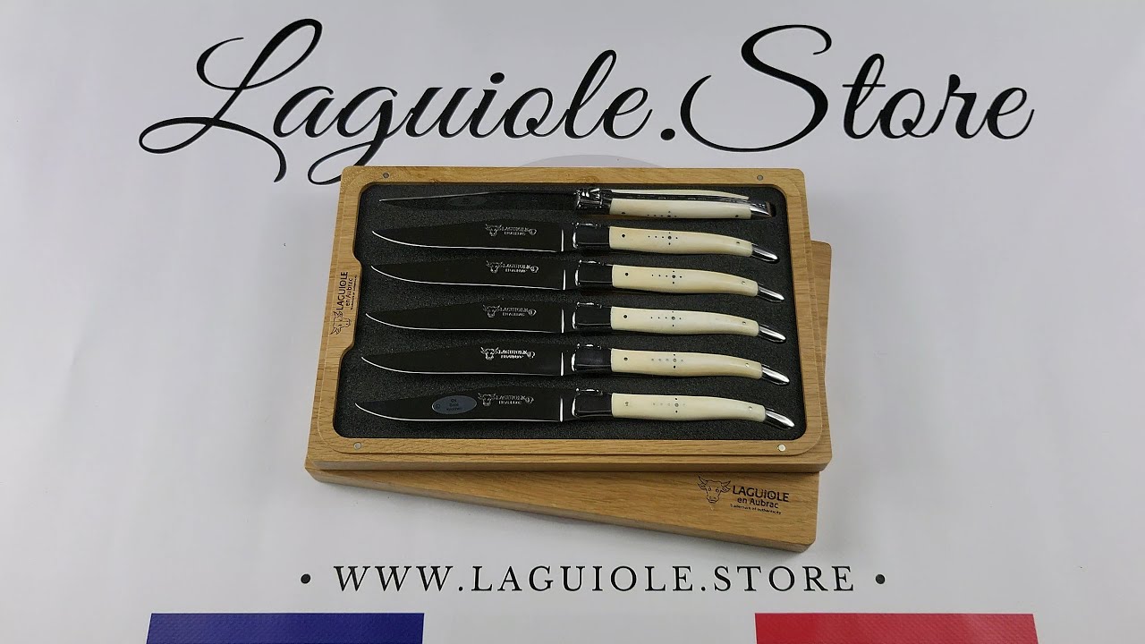 Laguiole Steak Knives Set of 6 – Cattle Bone