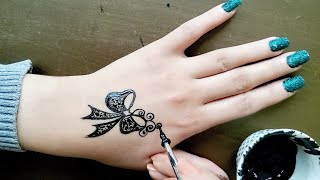 نقشات حفل خطوبة جذاب ورائع حناء ورد سهل🎉💎  Henna for an engagement party is very attractive screenshot 4
