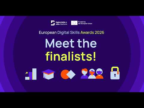Meet the finalists of the European Digital Skills Awards 2026!