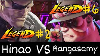 (High Level Honda) SF6 - Hinao (Sagat) vs Rangasamy