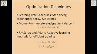 Deep Learning Session 2 By Mrs. D. Hamithra Jothi, AP/CSE