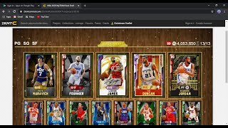 First NBA 2K20 MyTEAM Pack Draft   2KMTCentral  93overall draft
