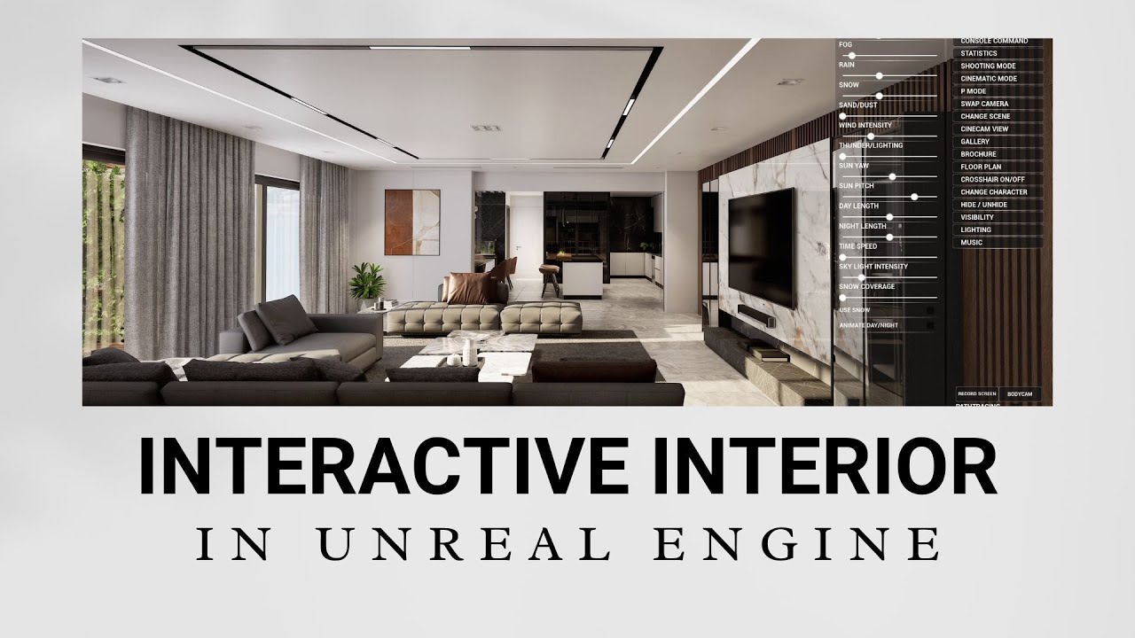 REALTIME INTERACTIVE VISUALIZATION IN UNREAL ENGINE. FULL HOUSE ...