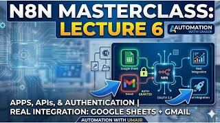 Connect Apps with APIs | Google Sheets to Gmail Automation | Lecture 6