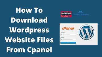 How to download wordpress website files from cpanel - WordPress cPanel tutorial - Digital Rakesh