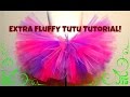 HOW TO MAKE A NO SEW TUTU Extra fluffy