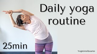 Daily yoga routine for spine health | gentle | 25min screenshot 2