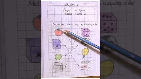 Class 1st Maths Chapter 1st MP22 Shapes and Space Shapes Around Us VCW11 By Roshni Pandey