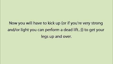 Pole dance tutorial: Elbow grip handspring