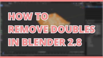 HOW TO REMOVE DOUBLES (VERTICES) | New Blender 2.80 (2019) (NO TALKING)
