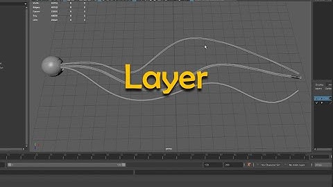 Tự Học 3D Online - Layer - Hướng dẫn Maya cơ bản #maya