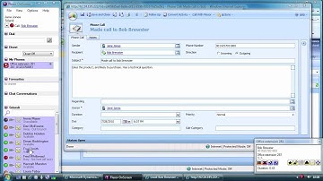 Camrivox Flexor CTI demonstration (Microsoft Dynamics edition)