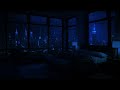 Relax and Unwind: Cozy High-Rise Apartment During a Cold Rainy Night in the City