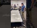 We use foam rollers to evenly spread our countertop epoxy!