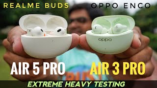 realme Buds Air 5 Pro VS Oppo Enco Air 3 Pro True Wireless Earbuds ⚡⚡ Detailed Comparison 🔥🔥