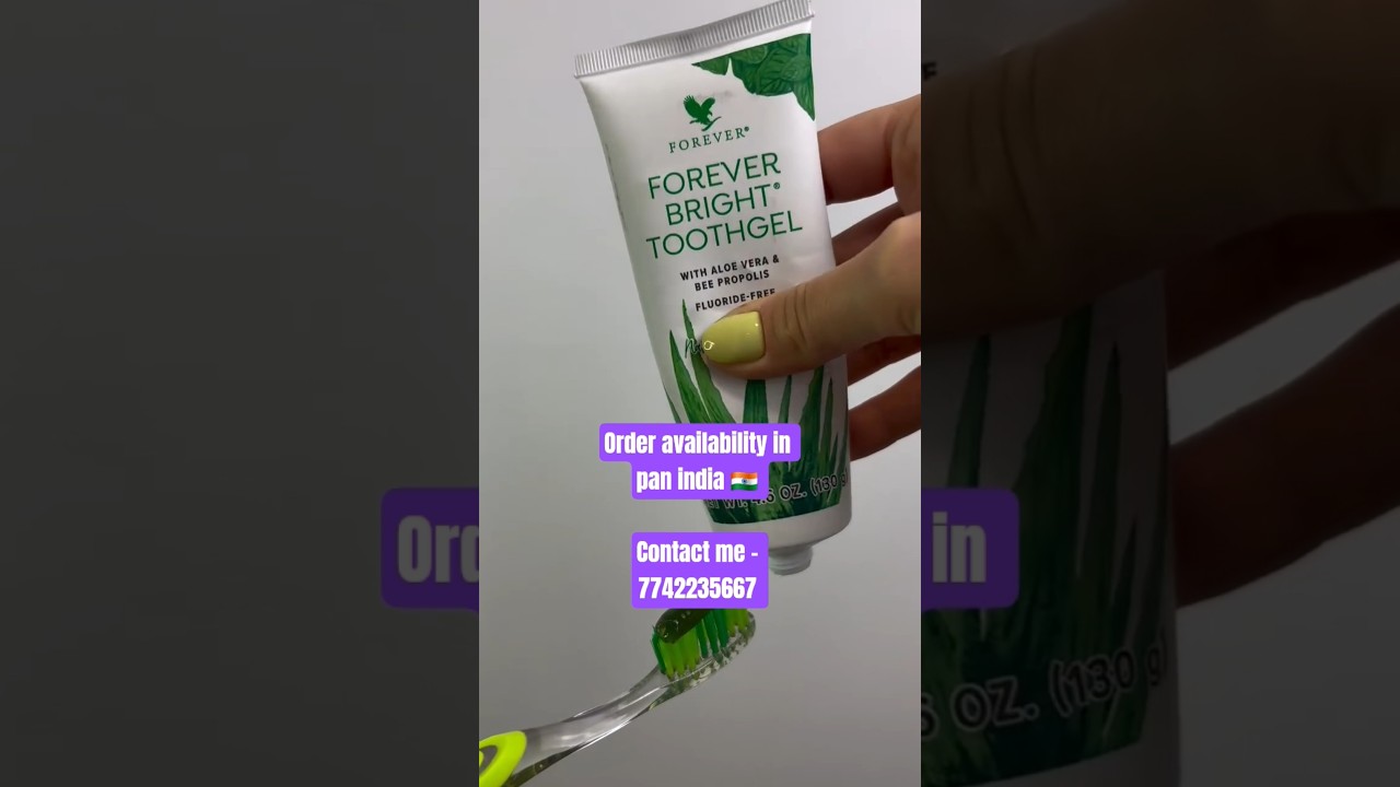 forever bright toothgel | no fluoride | aloevera | bee propolis 