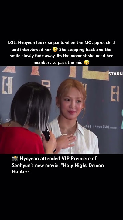 Hyo: “where’s Taeyeon when I need her?” 🤣 #hyoyeon #snsd #funny #holynightdemonhunters #seohyun