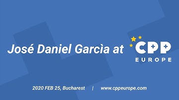 Interview with José Daniel Garcìa at CppEurope 2020, Bucharest