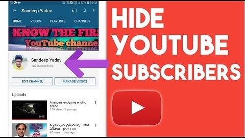 How to Hide Subscribers on YouTube 2021 | Hide YouTube Channel Subs Count on Android  In Telugu