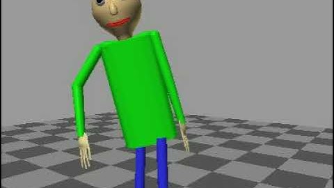 Anim8or/funny baldi testing in anim8or
