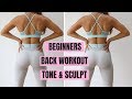 TONE & SCULPT YOUR BACK | Simple Beginners Guide