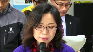 20140306 3.15 유성희망버스 154인 차장단 희망버스 참여 호소 기자회견