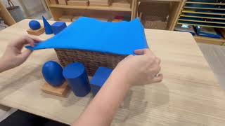Montessori Sensorial Lesson: Introduction to Geometric Solids | AMI Approach