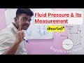 Fluid pressure  its measurement in telugu