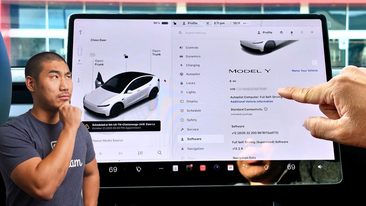 Model Y Standard Touchscreen UI Tour — What’s New & Different - YouTube