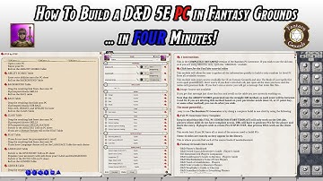 How to build a FULLY AUTOMATED Fantasy Grounds PC in less than 4 minutes.