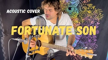 🎸 Fortunate Son – Acoustic Cover (Live in Home Studio) | Lachlan Grant Splendor
