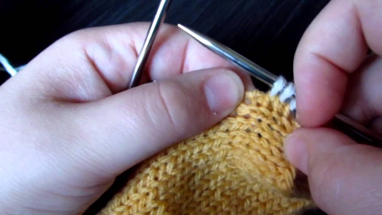 maille lisiere point mousse