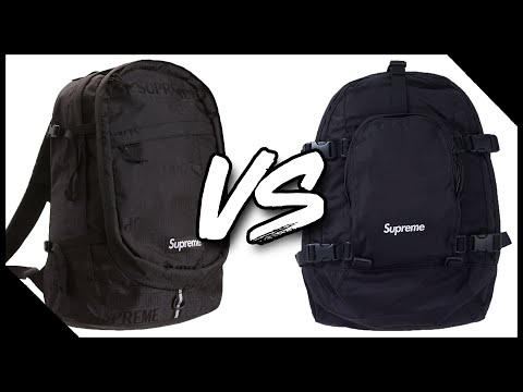 Supreme SS19 vs FW19 Backpack Comparison/Review 