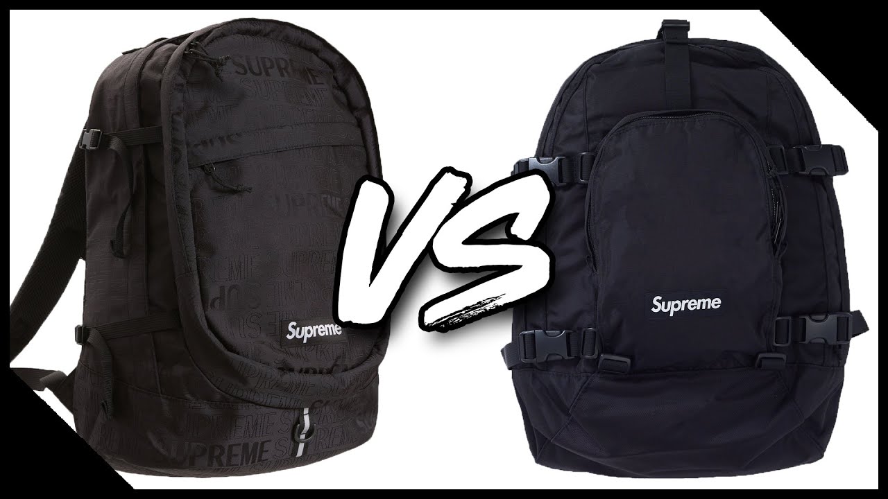 Supreme SS19 vs FW19 Backpack Comparison/Review