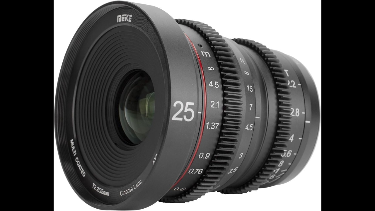 Review: Meike 25mm T2.2 Cine Lens | Budget MFT Cinema Lens - YouTube